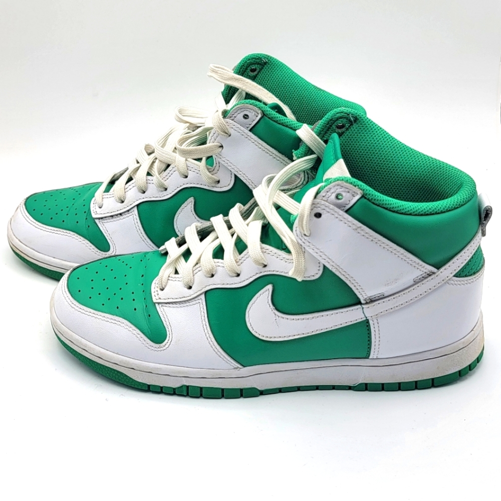 Nike Dunk High Retro Stadium Green/White Men's Size 8.5 (W-10)